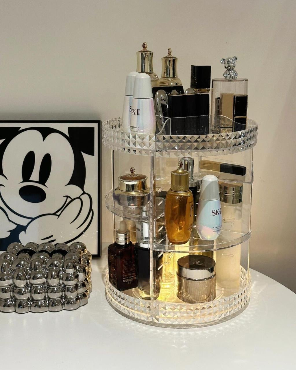 360 Rotating MakeUp Organizer